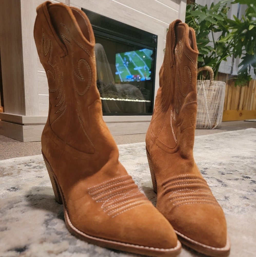 Womens Sz 10 Cowboy Western Boots Jeffrey Campbell